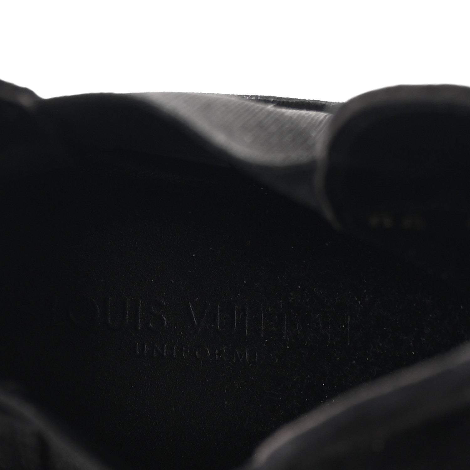 Louis Vuitton Suede Monogram Uniformes Cap Toe Chelsea 80mm Ankle Boots 38 Black 8 of 9