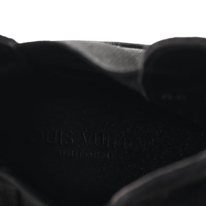 Louis Vuitton Suede Monogram Uniformes Cap Toe Chelsea 80mm Ankle Boots 38 Black 8 of 9