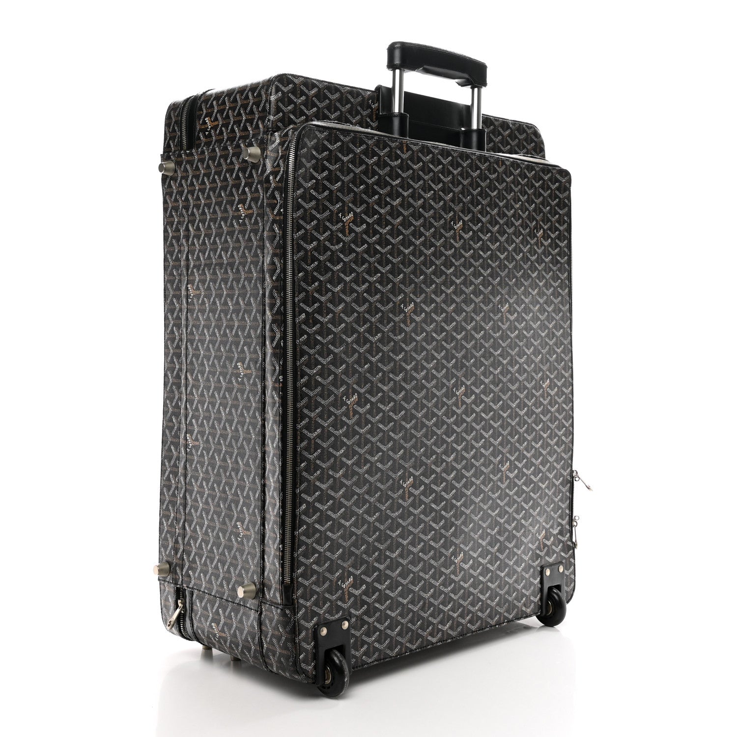 Goyard Goyardine Trolley Rolling Suitcase MM Black 2 of 11