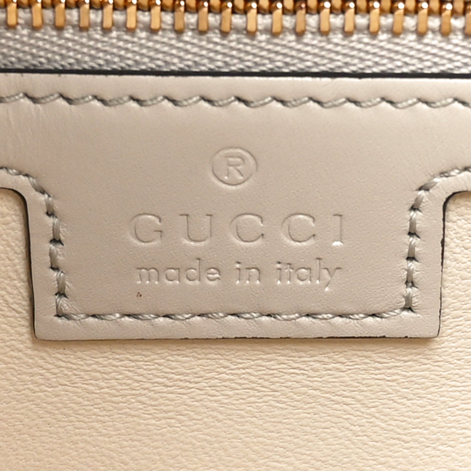 Gucci Ancora Calfskin Web Small Jackie Shoulder Bag Light Grey 6 of 10