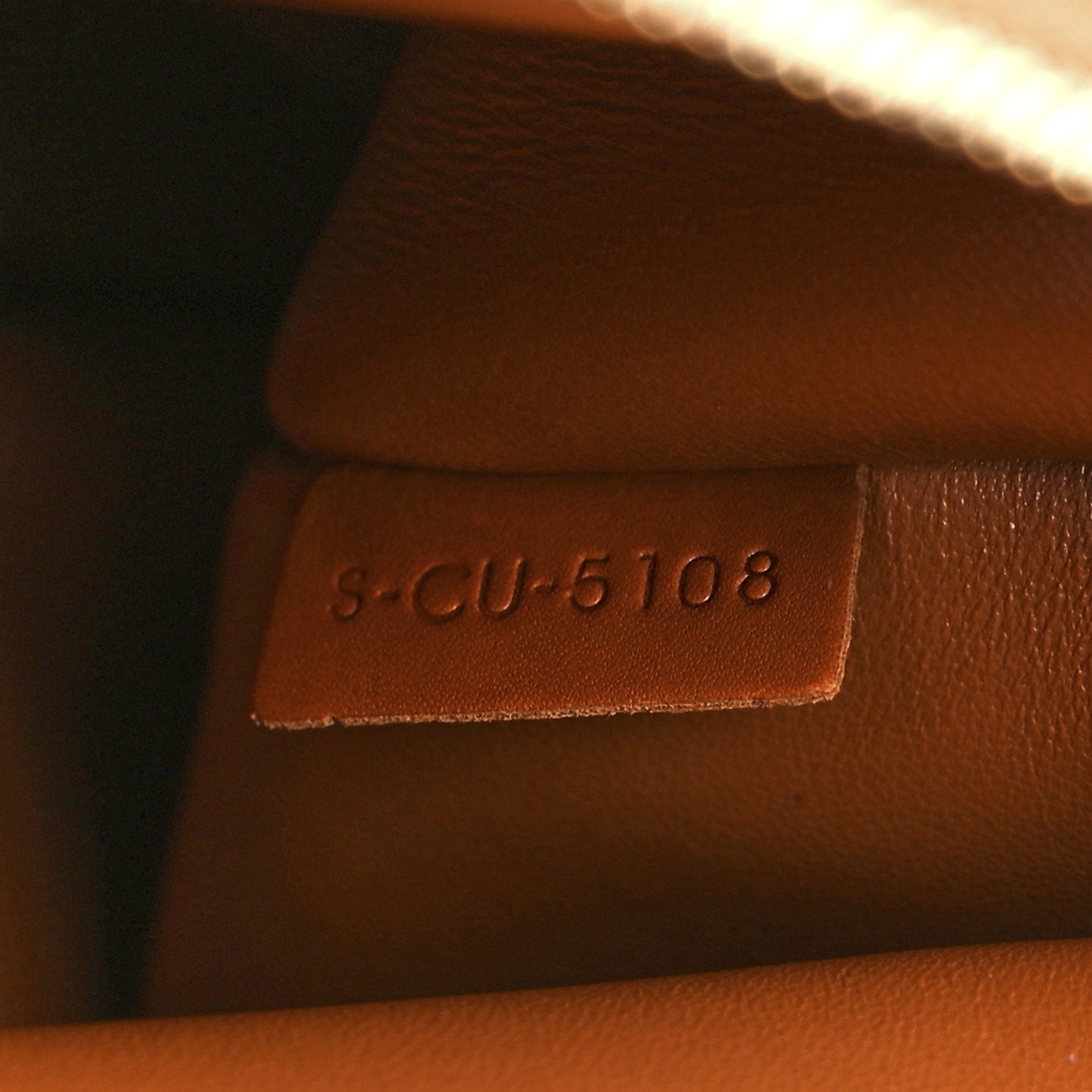 Satinated Calfskin Medium 16 Top Handle Bag Tan