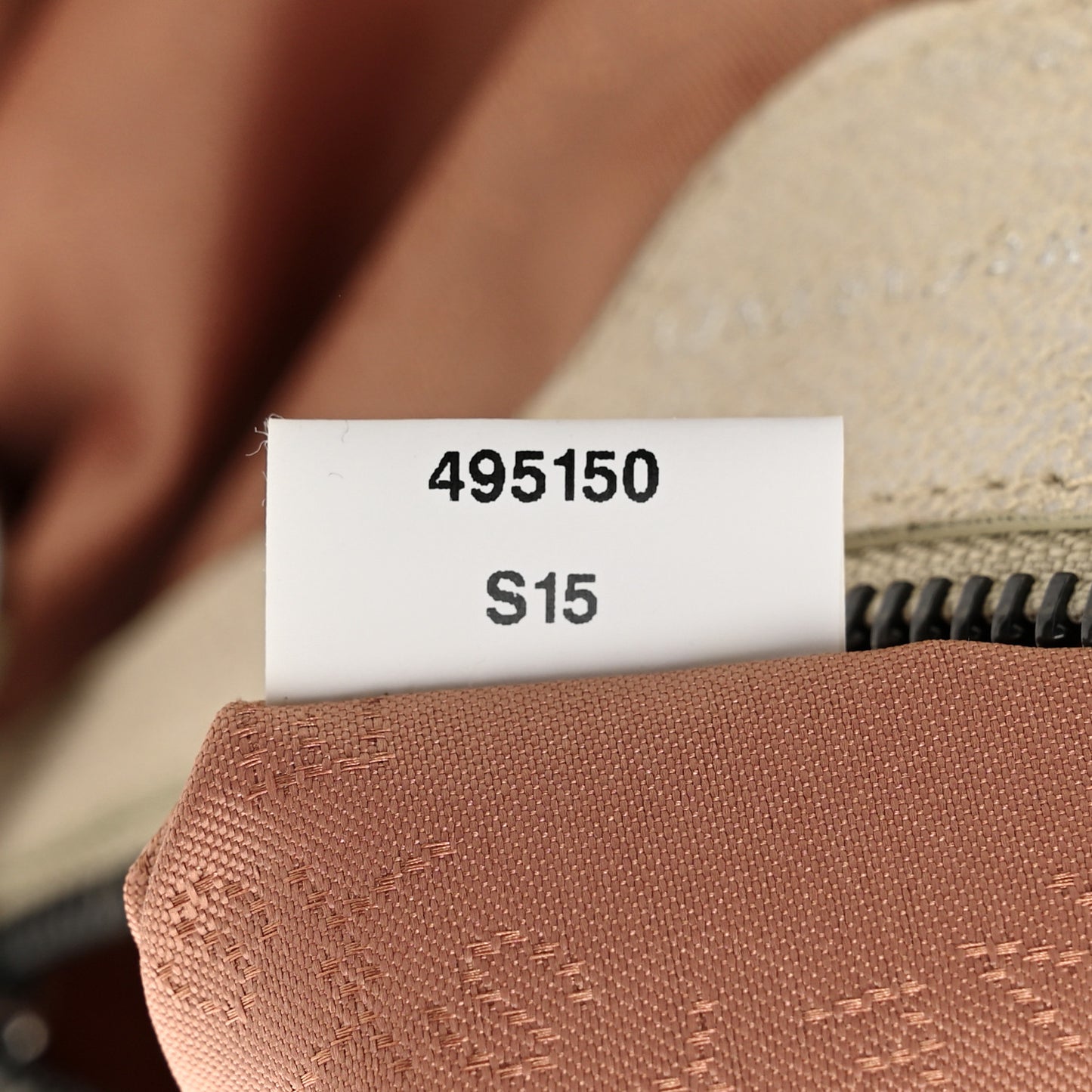 Pearlescent Shaggy Deer Small Falabella Tote Sand