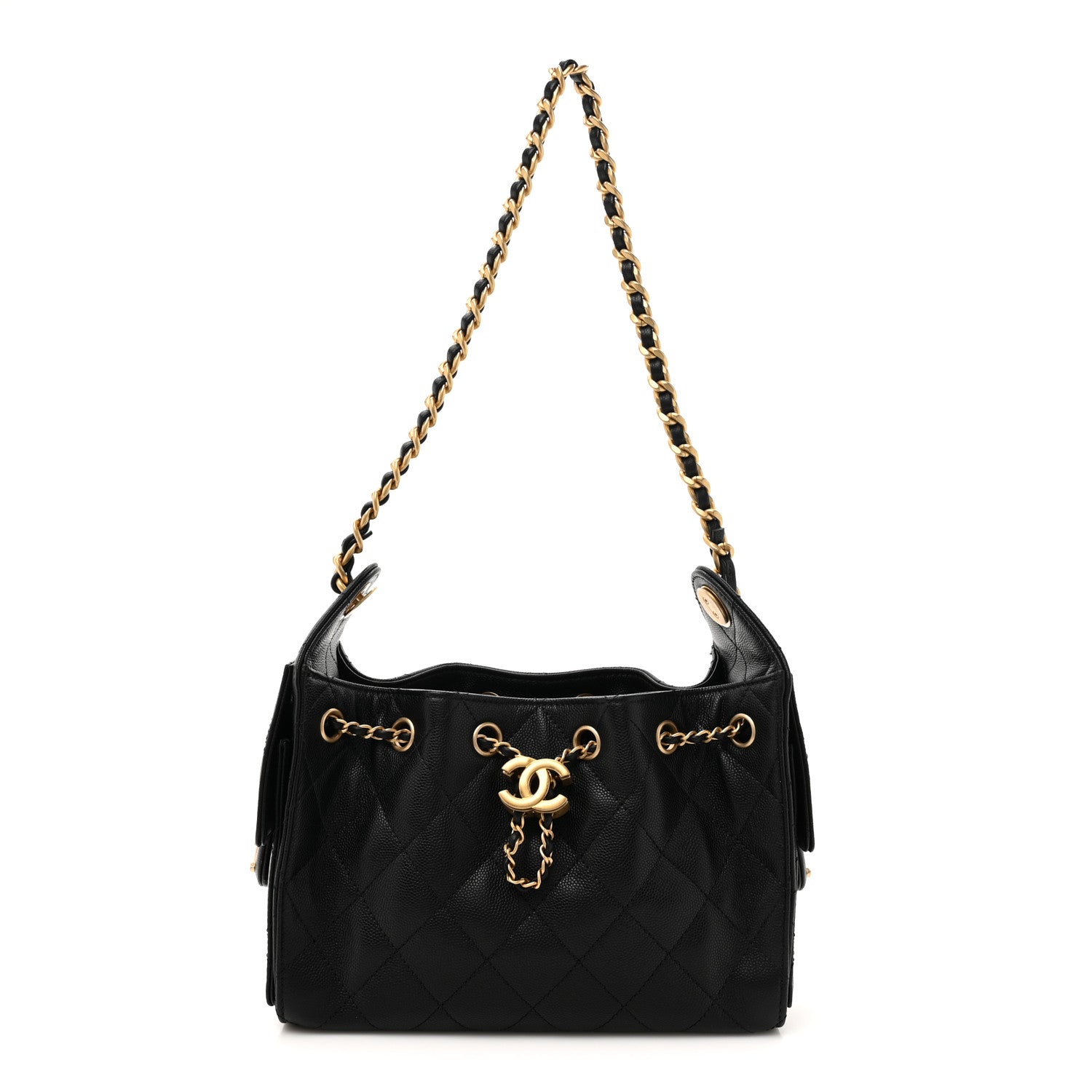 Chanel Caviar Quilted Mini Chanel 25 Handbag Black 1 of 11
