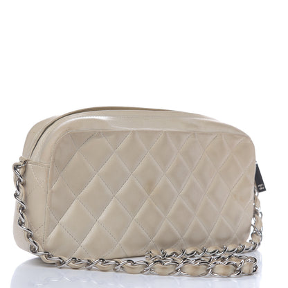 Chanel Lambskin Quilted Timeless Camera Case White 3 of 19