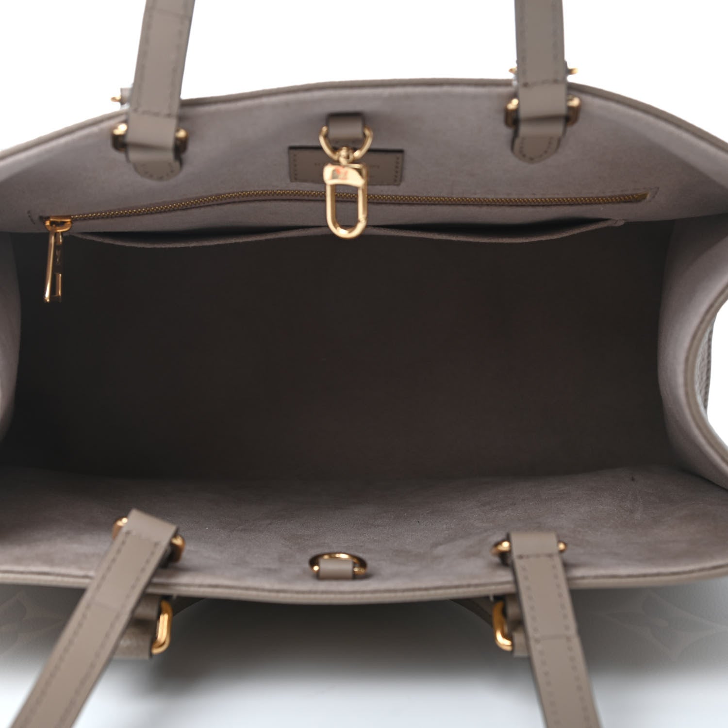 Louis Vuitton Empreinte Monogram Giant Onthego MM Tourterelle Creme 4 of 4