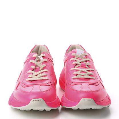 Gucci Calfskin Mens Rhyton Sneakers 10.5 Fuxia Fluo 2 of 10