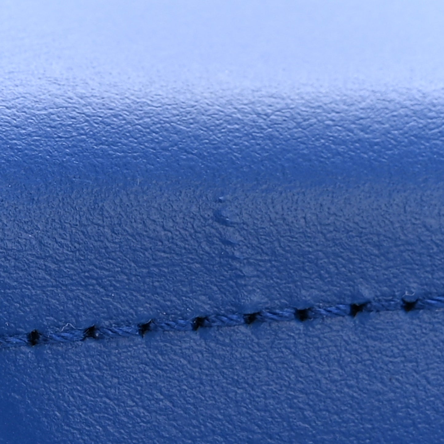 Calfskin DG Logo Flap Clutch Blue