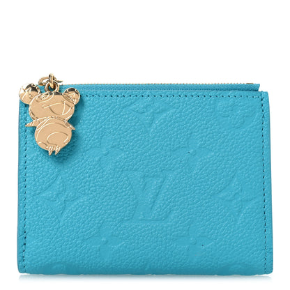 Louis Vuitton X TM Empreinte Monogram Lisa Wallet Kabira Blue 1 of 10