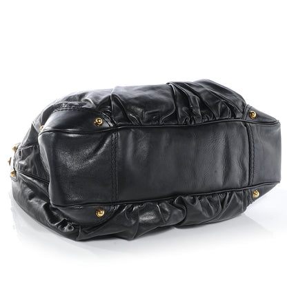 Gucci Leather Large Jockey Hobo Black 4 of 7