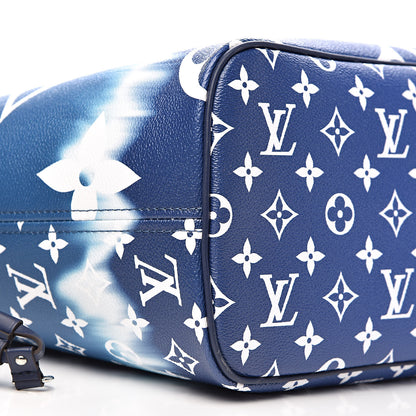 Louis Vuitton Monogram Escale Neverfull MM Blue 9 of 11