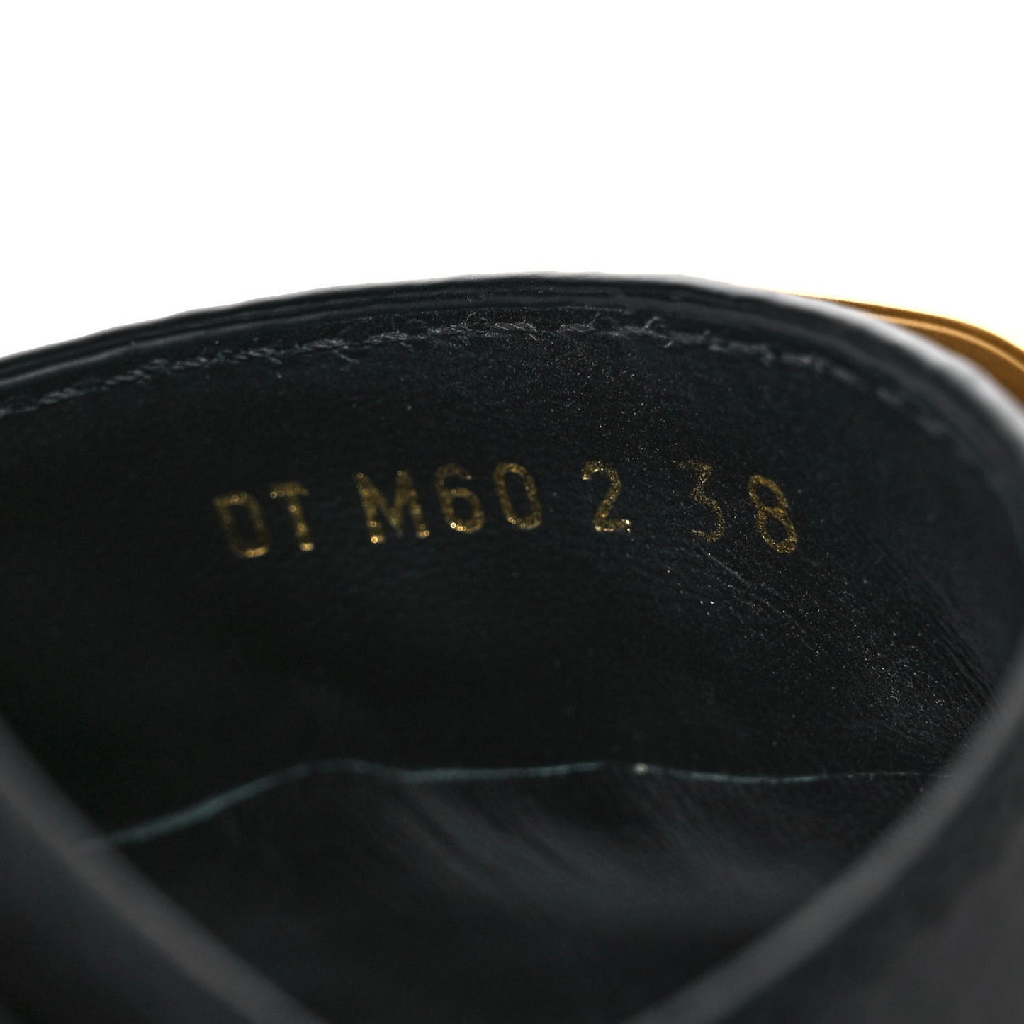 Grainy Cowhide VLogo 45mm Slide Sandals 38 Black
