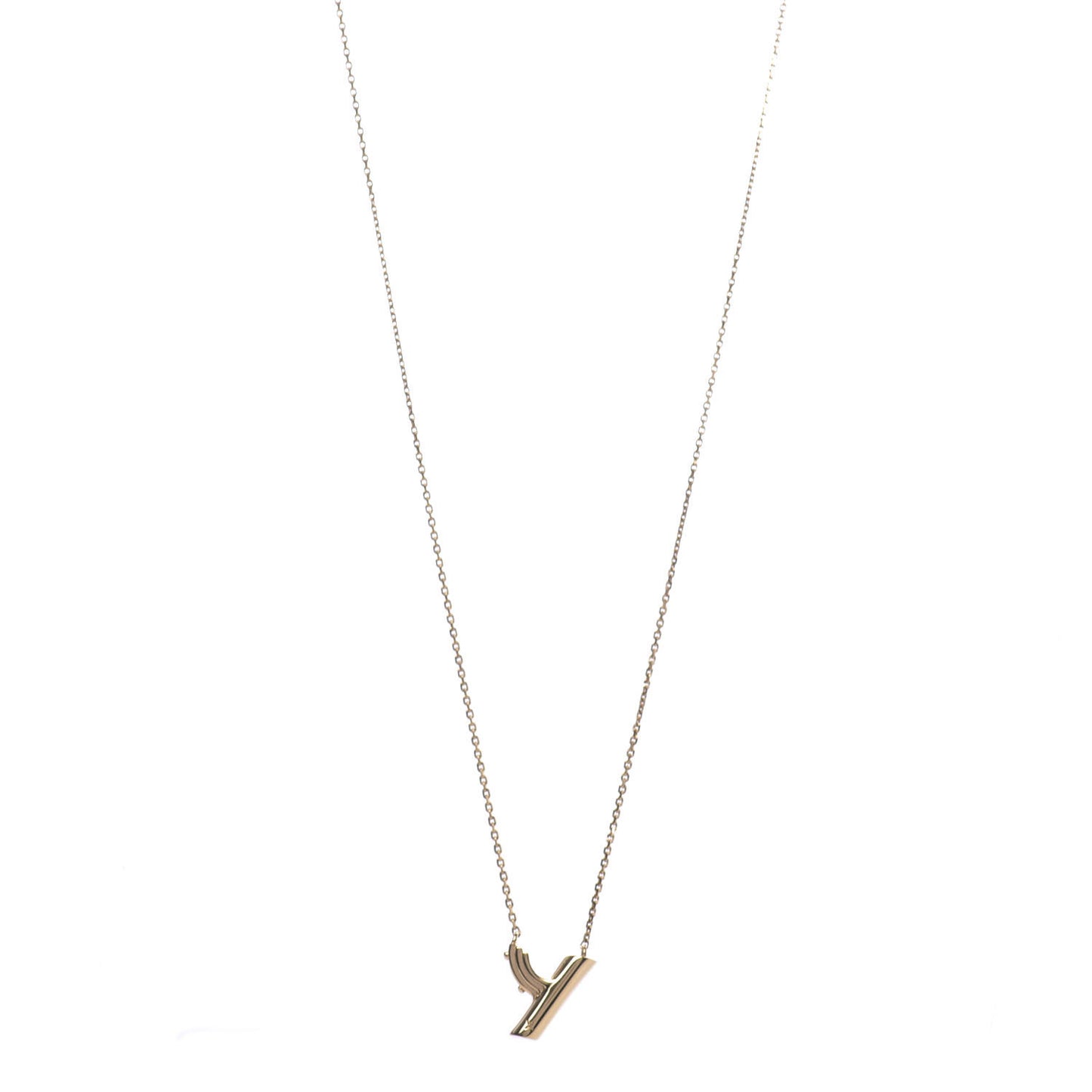 LV And Me Letter Y Necklace Gold