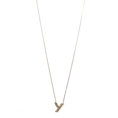 Louis Vuitton LV And Me Letter Y Necklace Gold 1 of 6