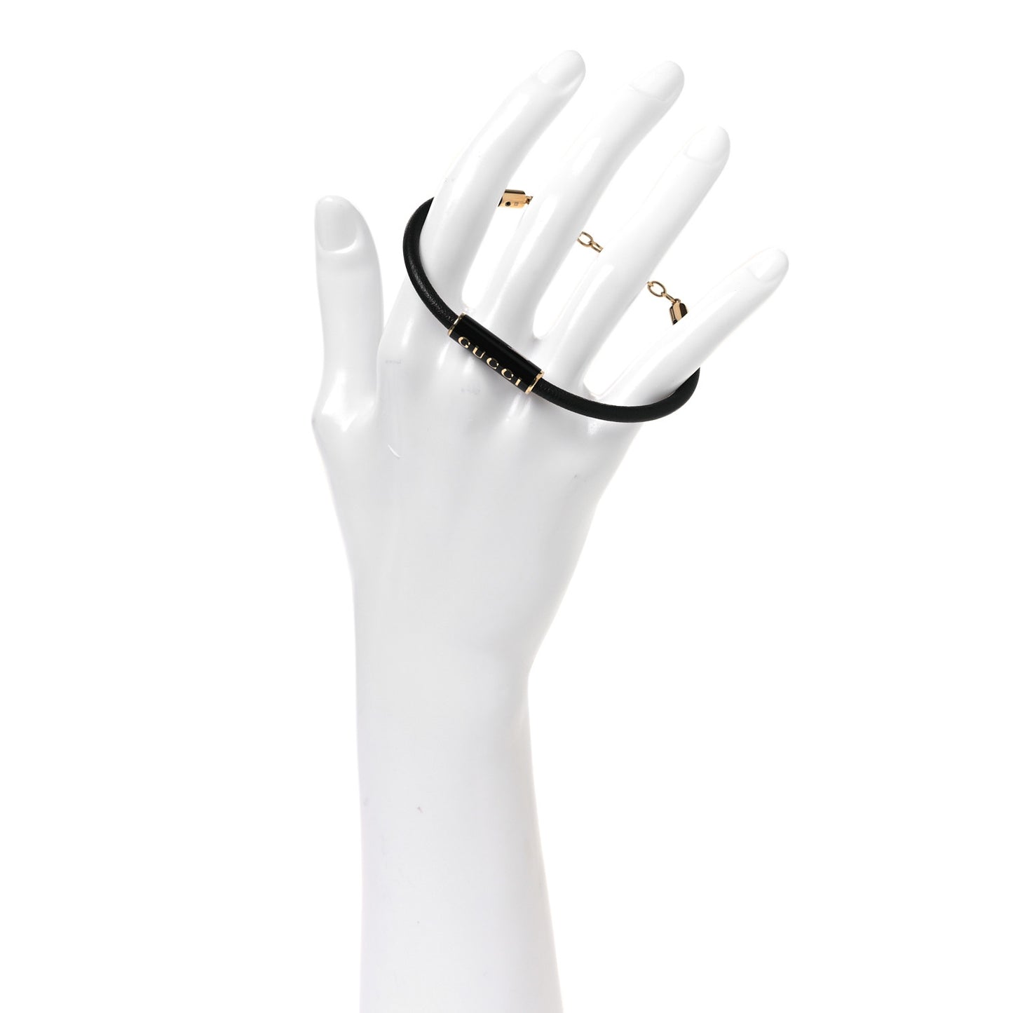 Enamel Logo Bracelet Black
