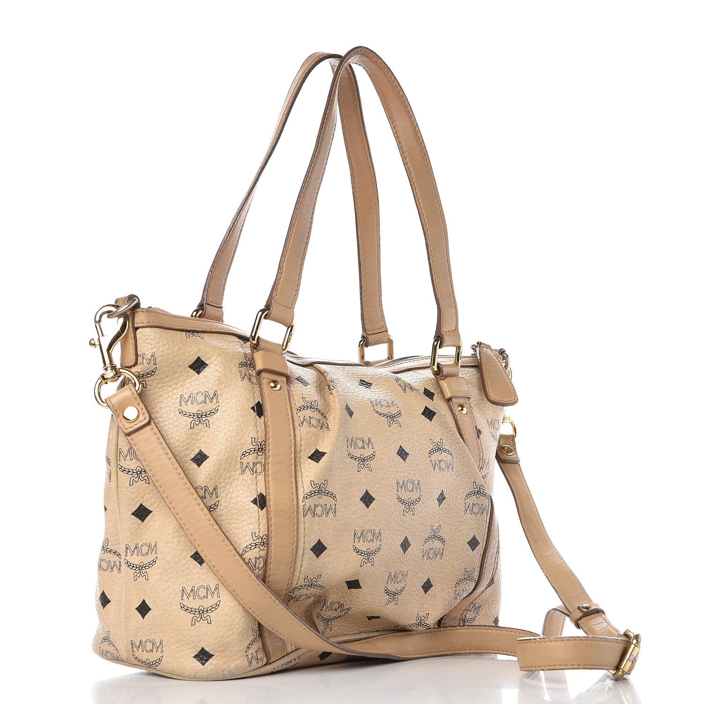 Visetos Medium Essentials Shopper Tote Beige