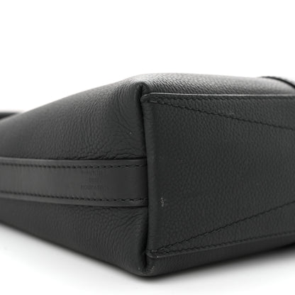 Louis Vuitton Calfskin Aerogram Takeoff Briefcase Black 8 of 11
