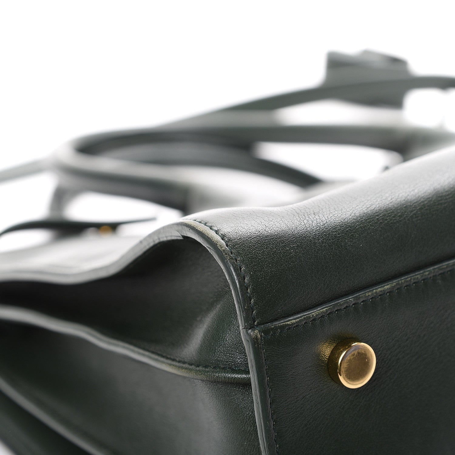 Saint Laurent Calfskin Small Sac De Jour Dark Green 11 of 17