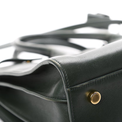 Saint Laurent Calfskin Small Sac De Jour Dark Green 11 of 17