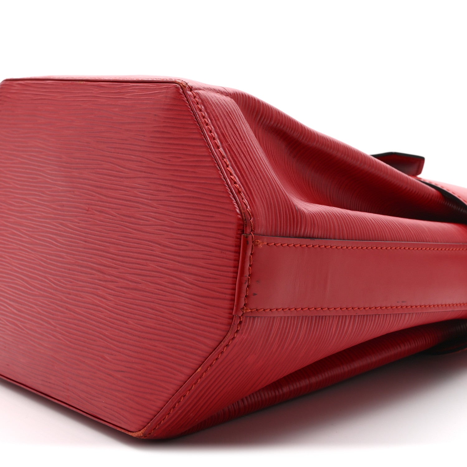 Louis Vuitton Epi Sac D'epaule Castillan Red 10 of 10