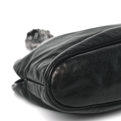 Chanel Lambskin Mini Rock and Chain Hobo Black 8 of 9