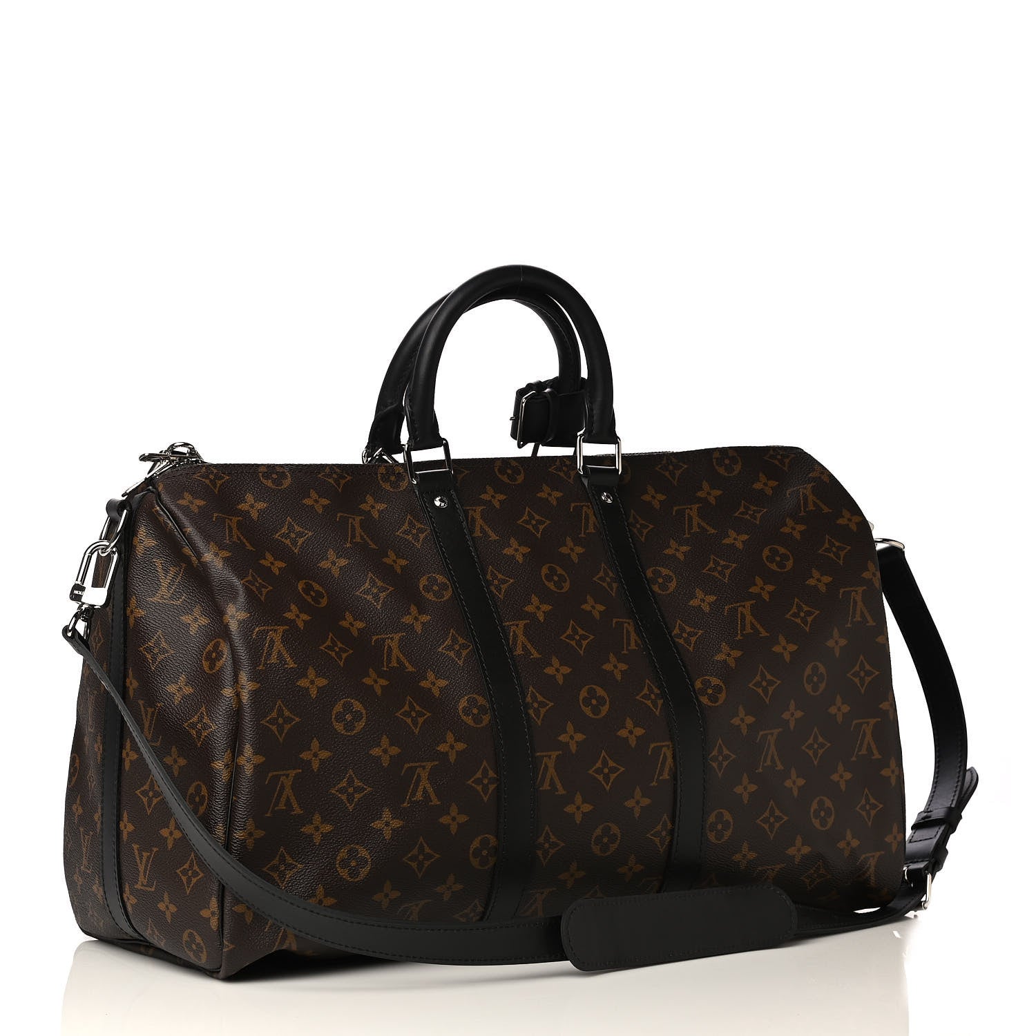 Louis Vuitton Monogram Macassar Keepall Bandouliere 45 2 of 4