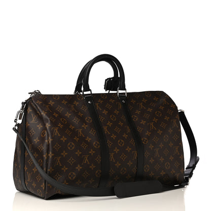 Louis Vuitton Monogram Macassar Keepall Bandouliere 45 2 of 4