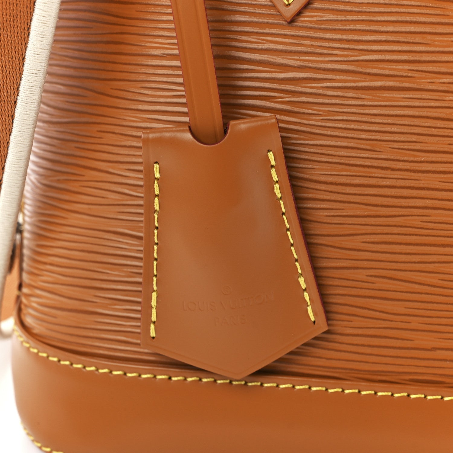 Louis Vuitton Epi Jacquard Alma BB Honey Gold 7 of 12