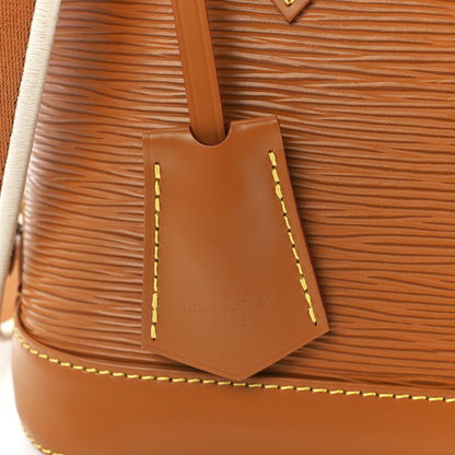 Louis Vuitton Epi Jacquard Alma BB Honey Gold 7 of 12