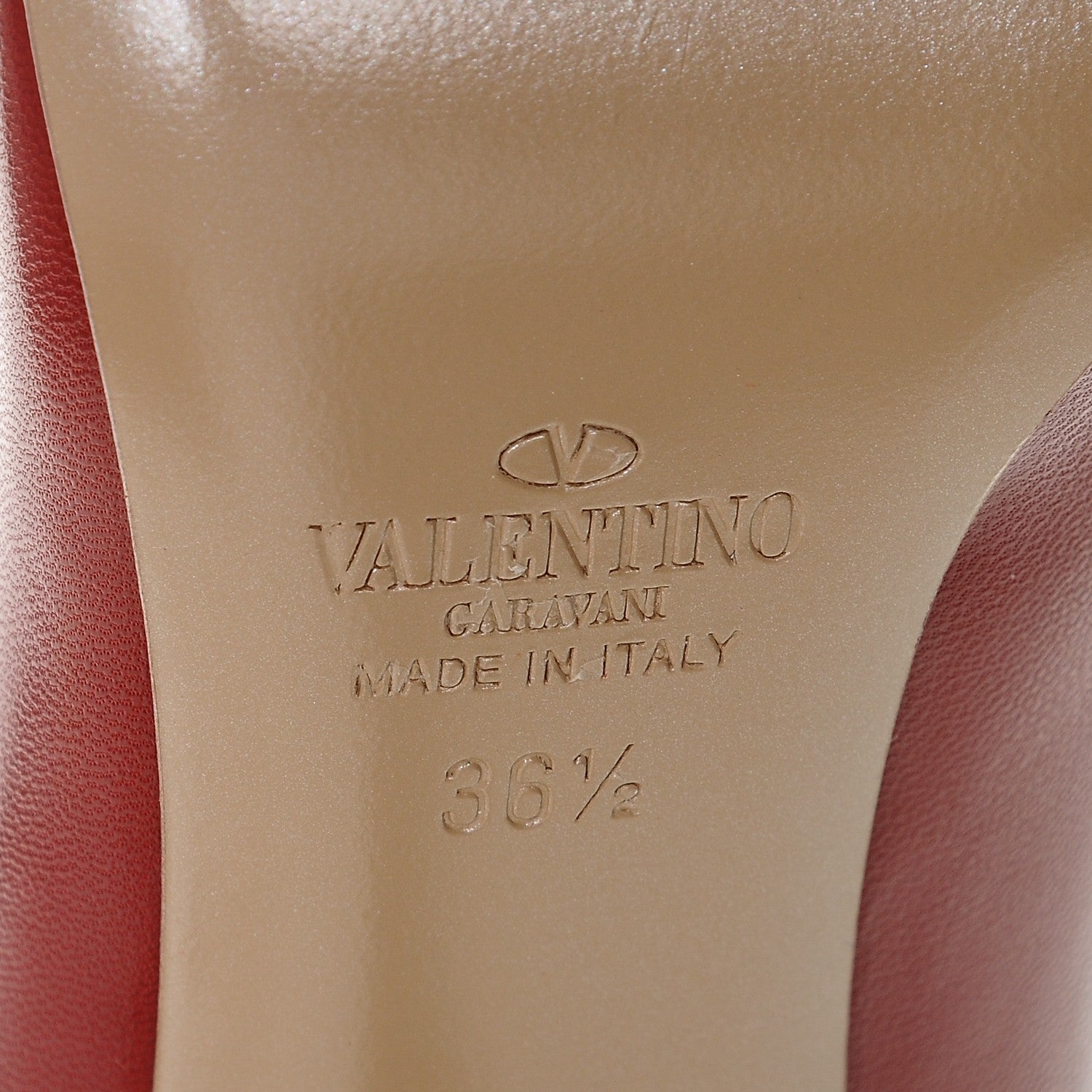 Valentino Garavani Nappa Rockstud Cross Strap D'Orsay 105mm Pumps 36.5 Rosso Valentino 6 of 8