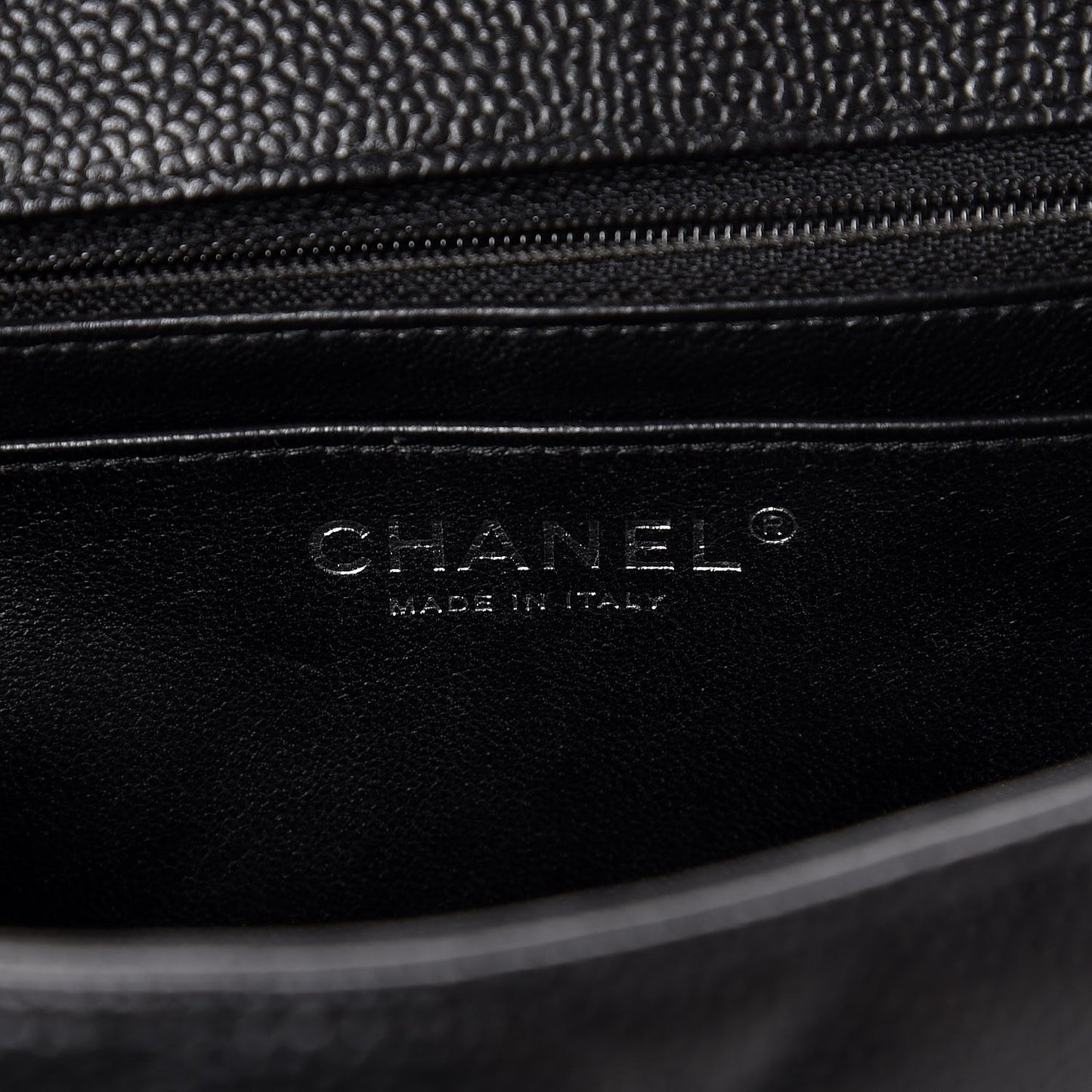 Caviar Quilted Jumbo Single Flap Black