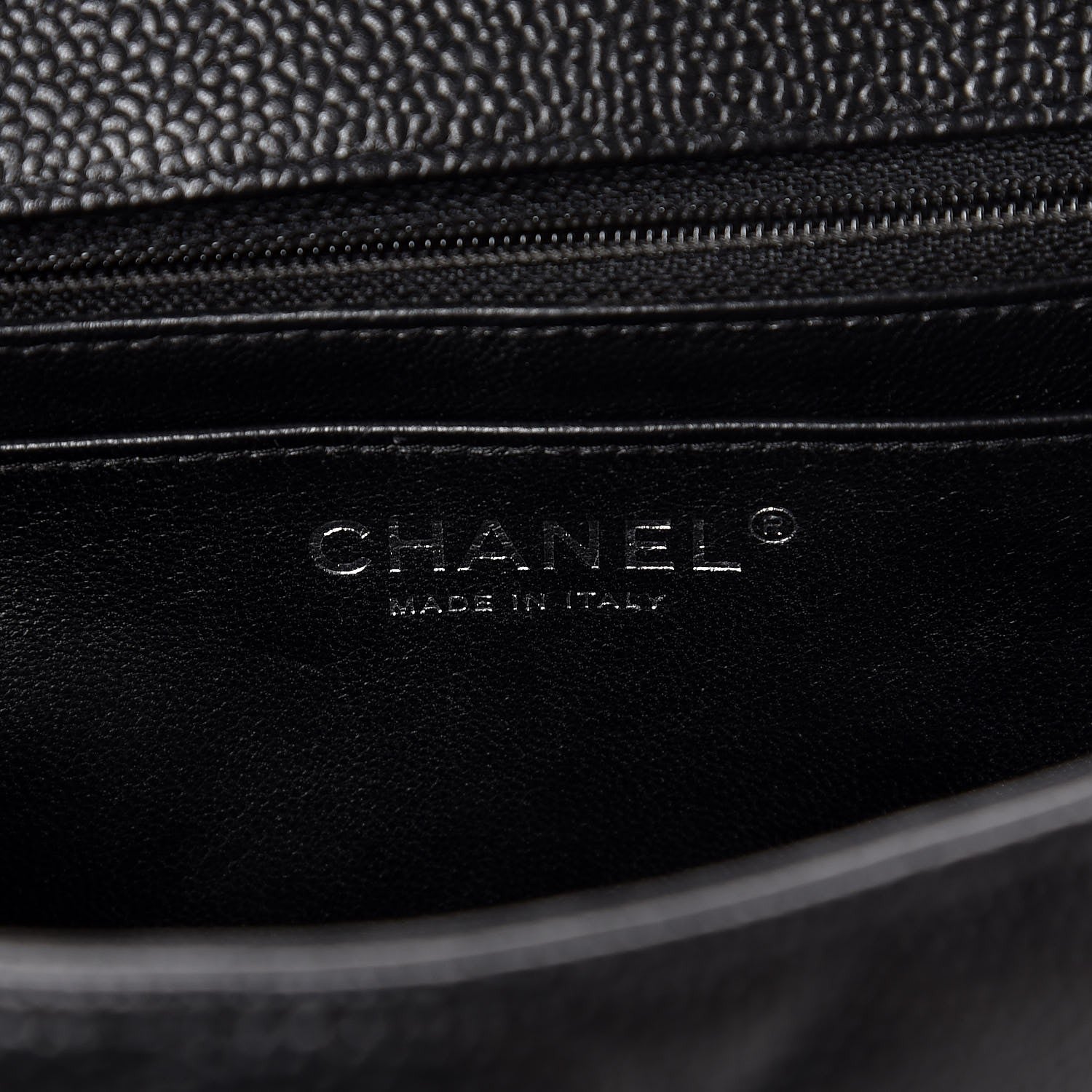 Chanel Caviar Quilted Jumbo Single Flap Black 6 of 7