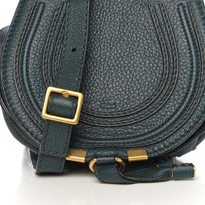 Chloe Calfskin Mini Marcie Round Crossbody Bag Rainforest 9 of 9