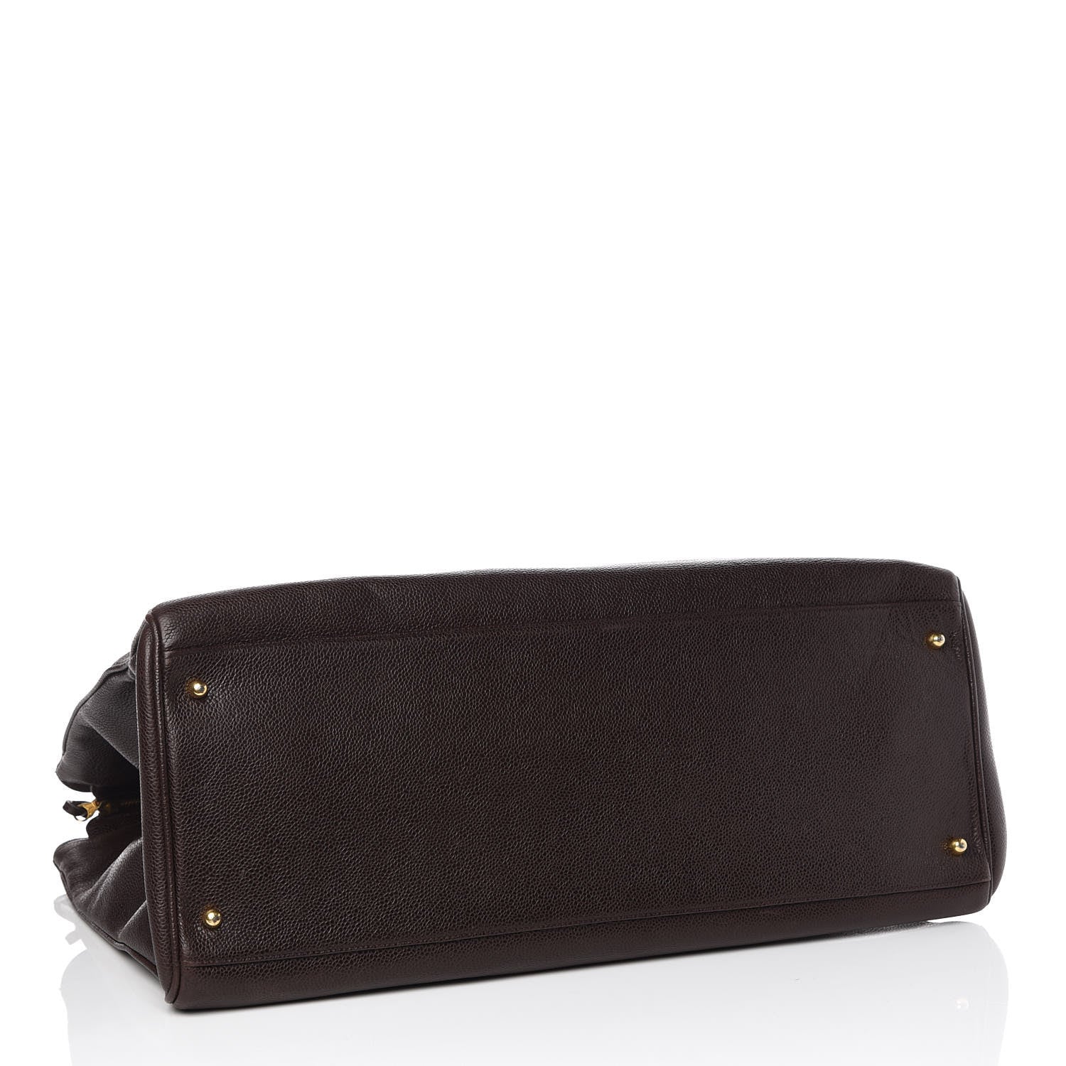Chanel Caviar XL Weekender Bag Brown 4 of 9