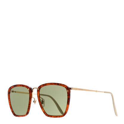 Gucci Square Frame Sunglasses GG0673S Tortoise 1 of 7