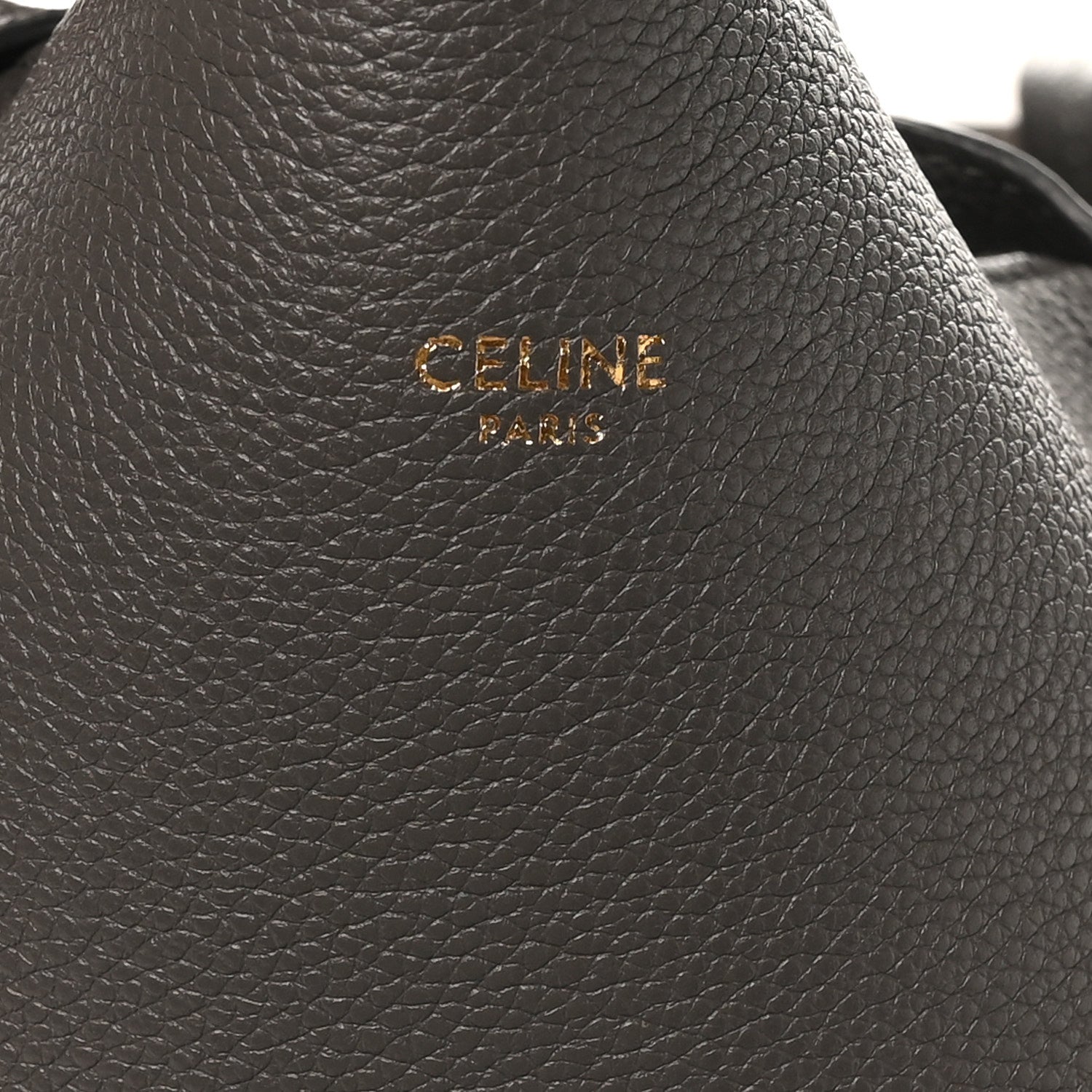 Celine Soft Grained Calfskin Medium Belt Cabas Phantom Grey 6 of 9