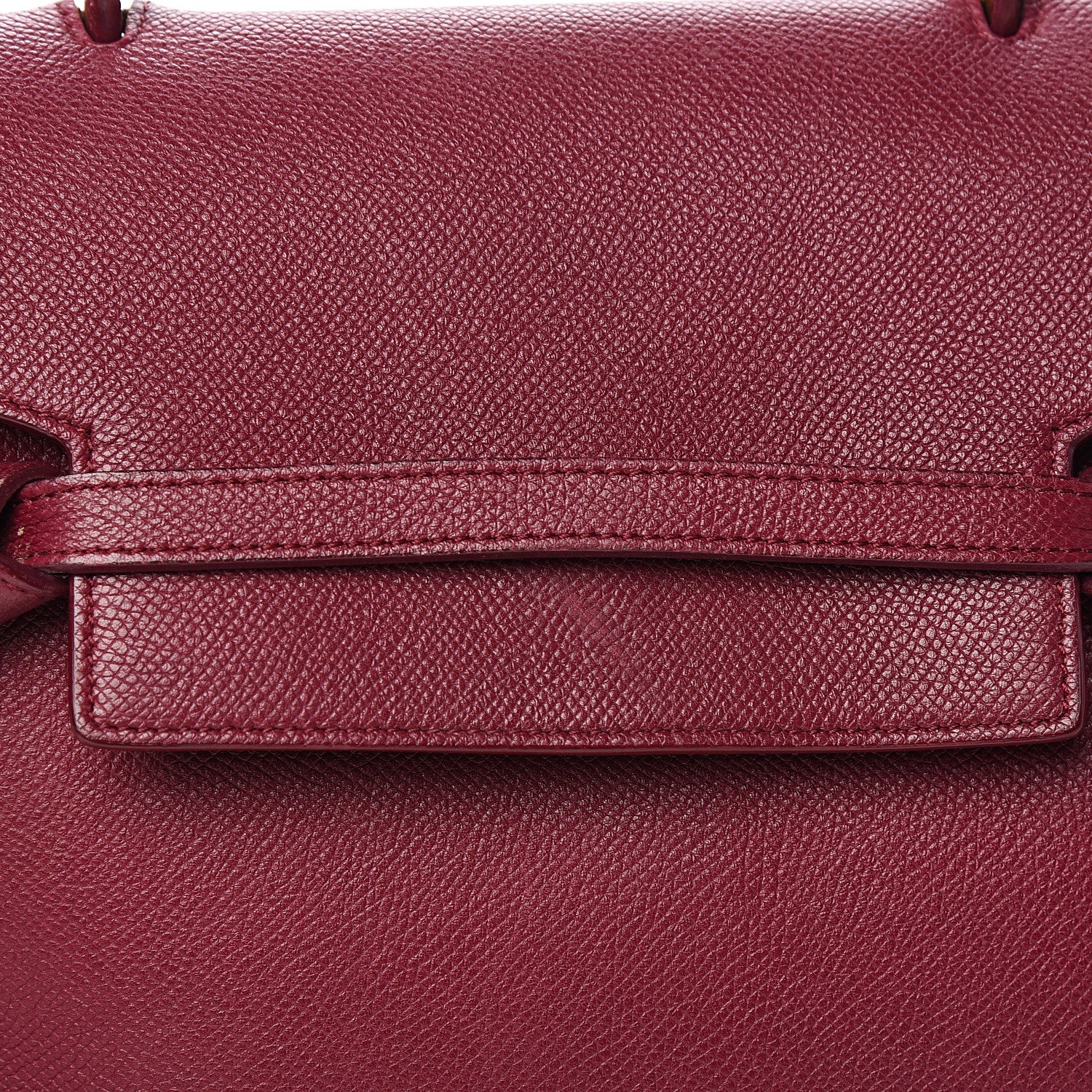 Celine Grained Calfskin Micro Belt Bag Plum 11 of 11