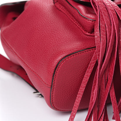 Gucci Cellarius Calfskin Small Bamboo Backpack Petunia 6 of 9