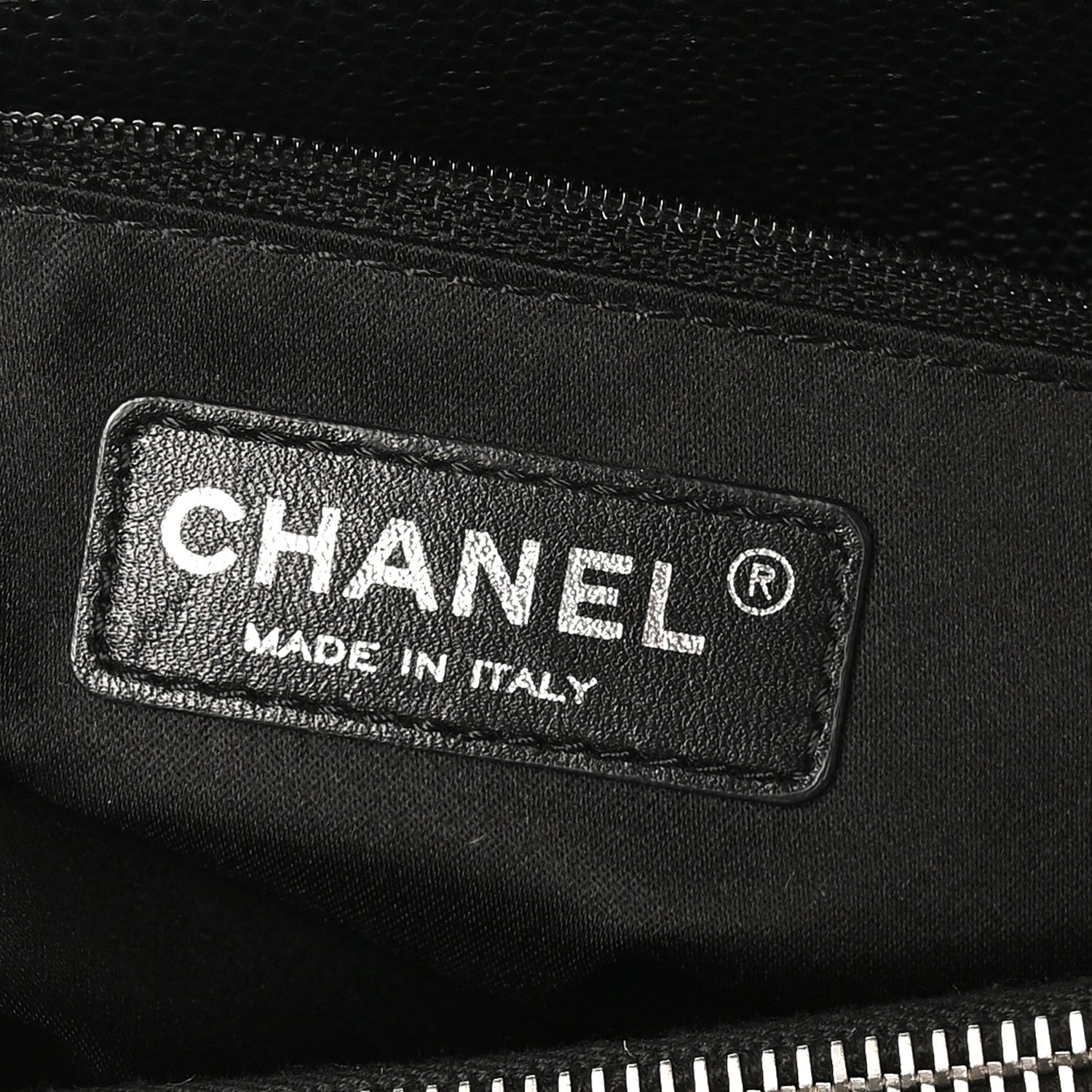 Chanel Caviar Quilted Grand Shopping Tote GST Black 6 of 10