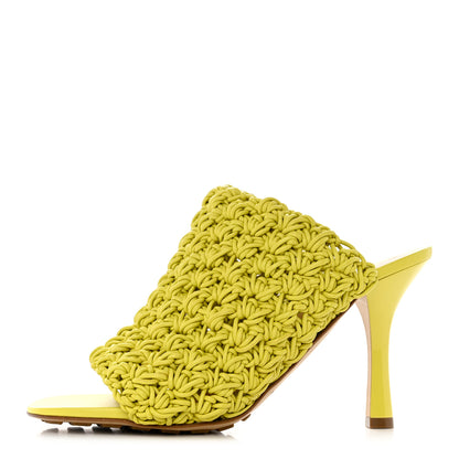 Bottega Veneta Nappa Intrecciato The Board Mules 39.5 Pear 1 of 8