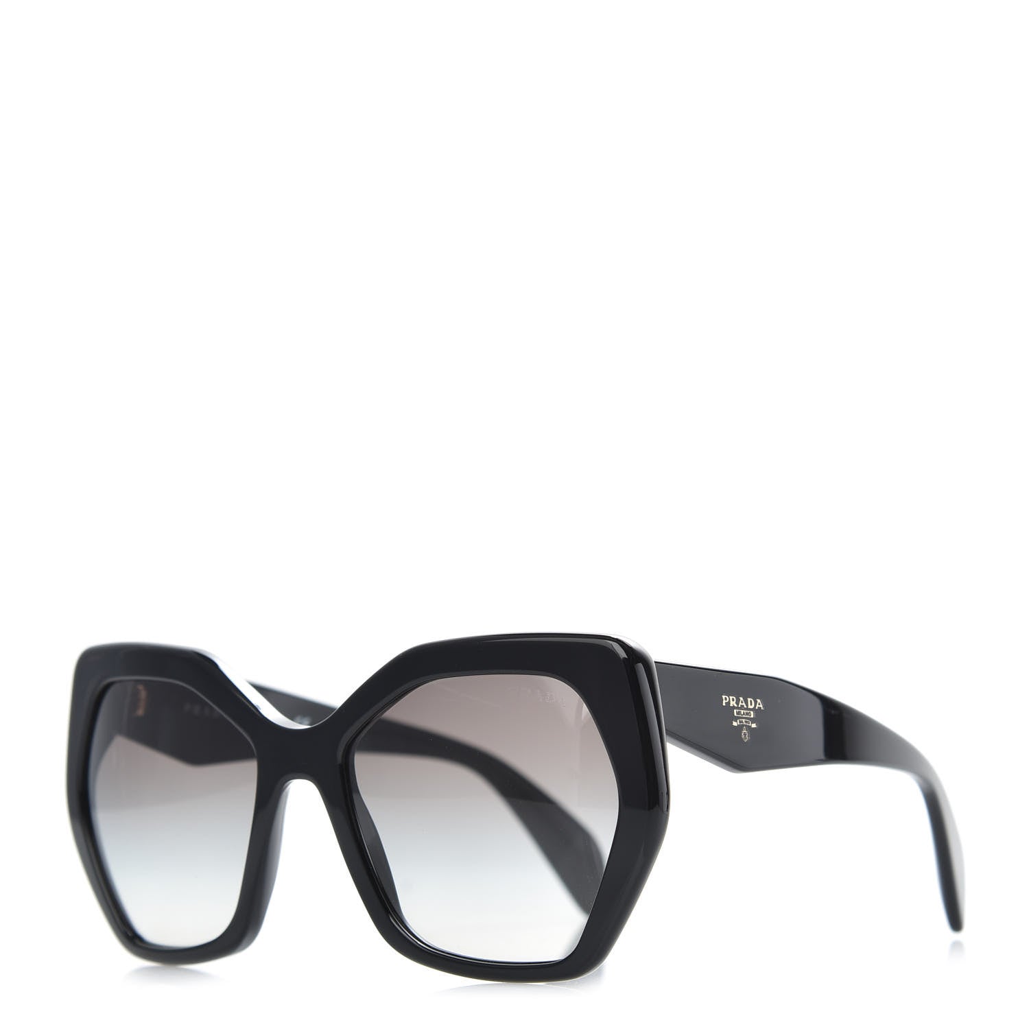 Prada Sunglasses SPR 16R Black 1 of 8