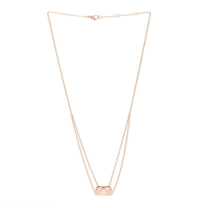 Chanel 18K Beige Gold Coco Crush Pendant Necklace 2 of 4