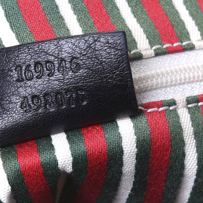 Gucci Monogram Medium New Britt Tote Black 7 of 9