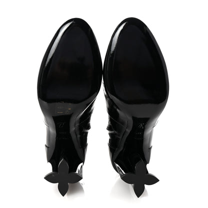 Louis Vuitton Patent Uniformes Silhouette Ankle Boots 39.5 Black 6 of 9