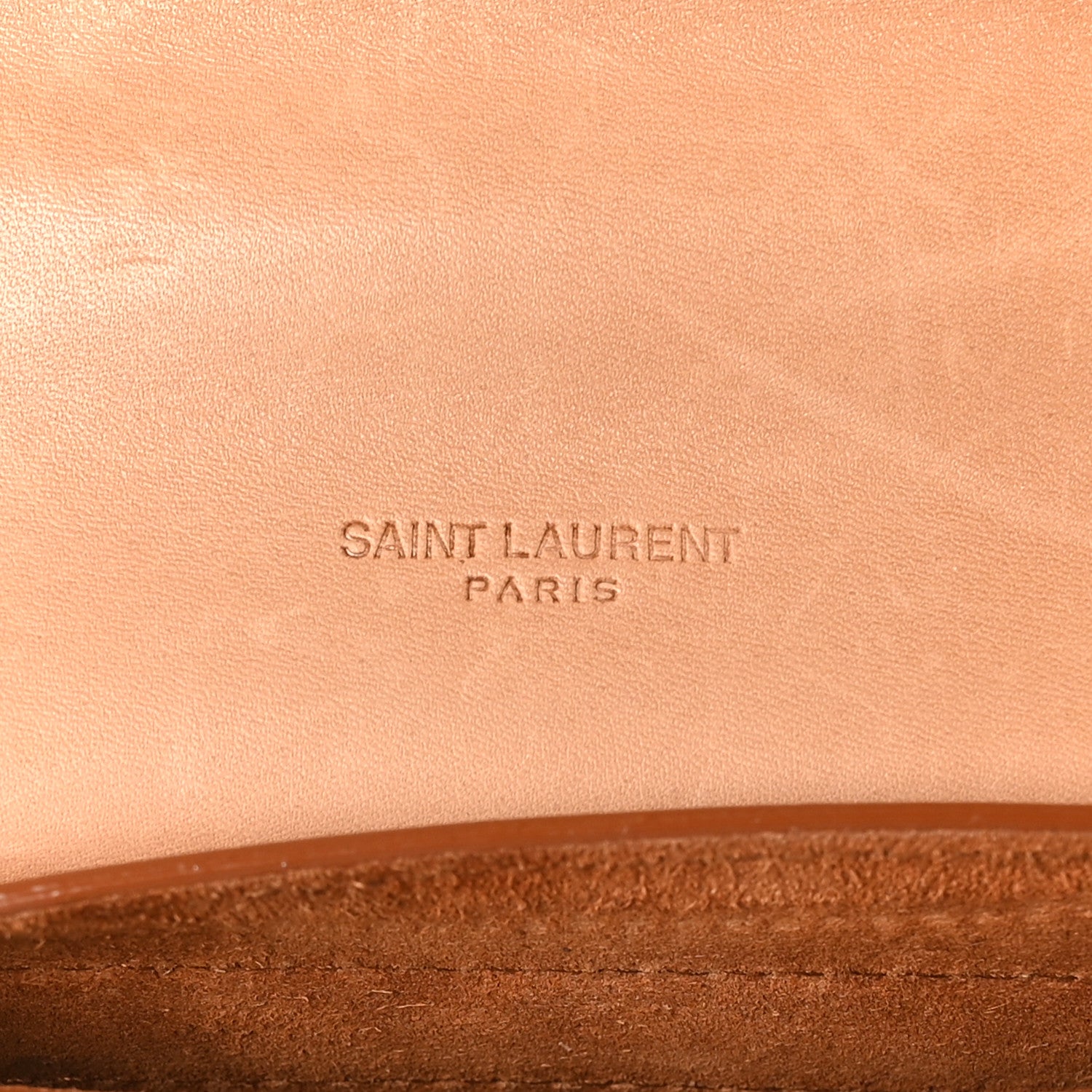 Saint Laurent Smooth Vintage Calfskin Small Kaia Satchel Brown Gold 6 of 11