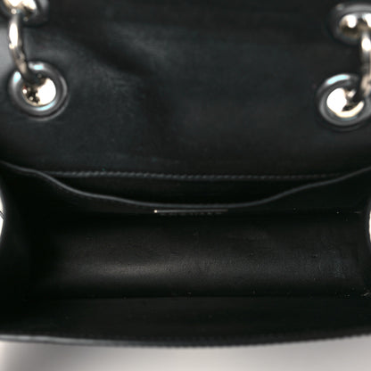 Dolce & Gabbana Polished Calfskin Small DG Amore Envelope Bag Black 4 of 10