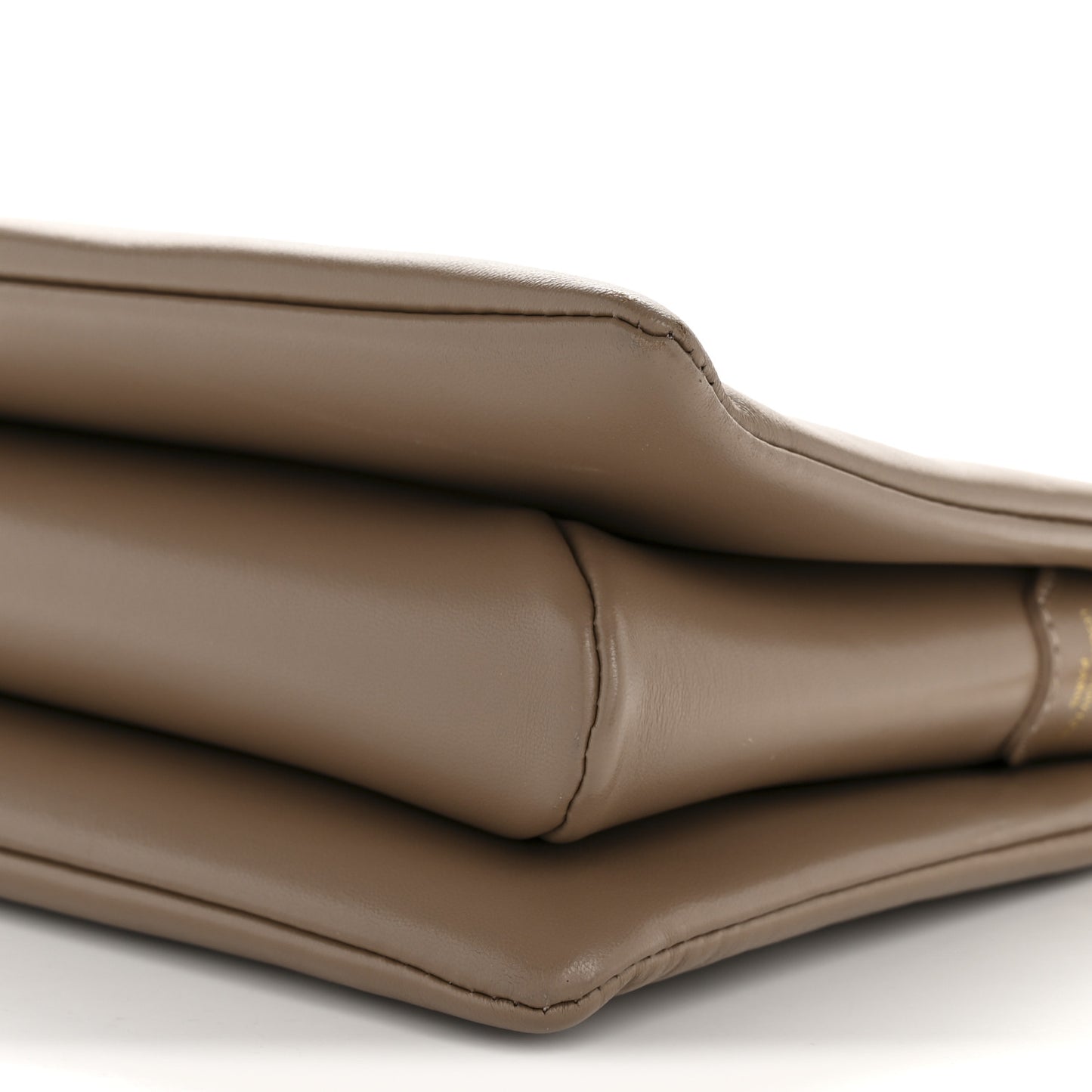Lambskin Embossed Monogram Coussin PM Taupe