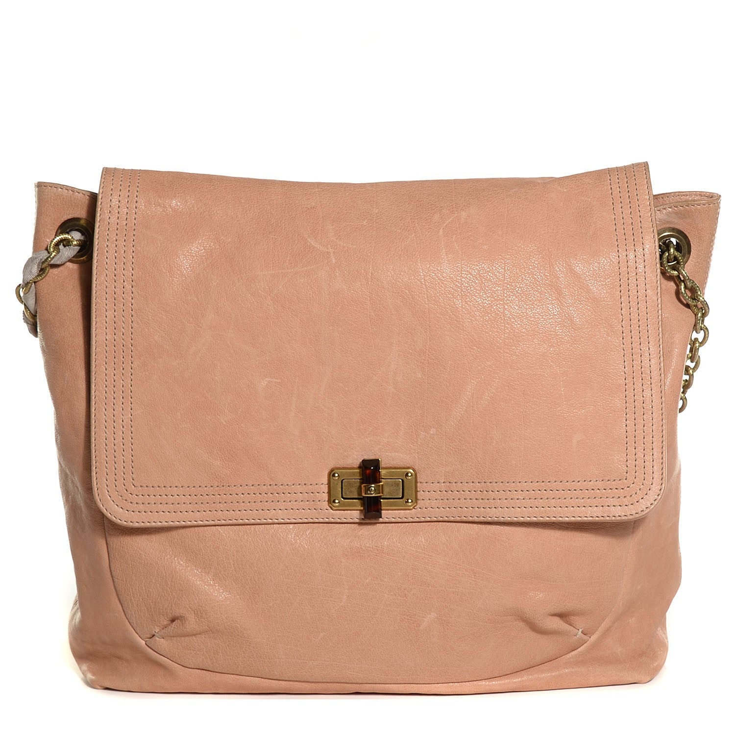 Lanvin Calfskin Large Happy Shoulder Bag 2 of 12
