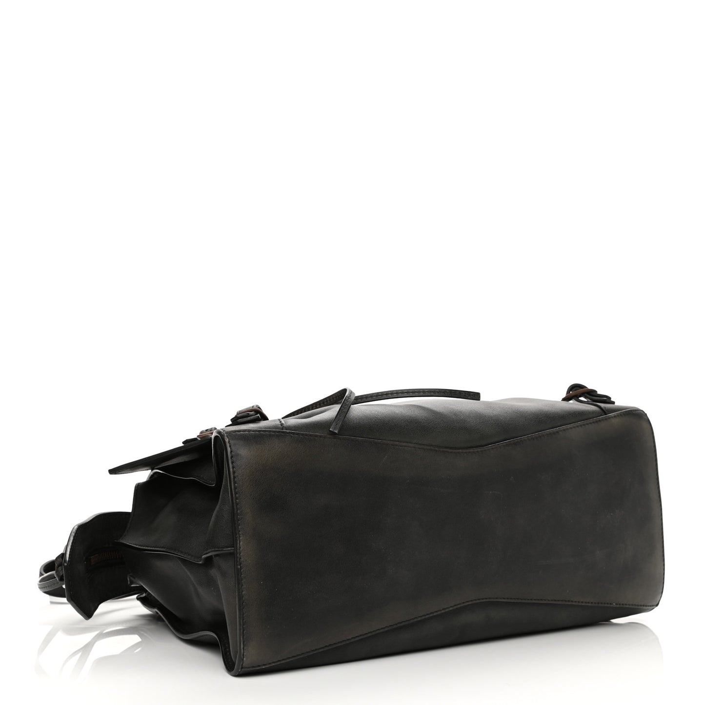 Used Calfskin Rust Hardware Neo Classic City Black