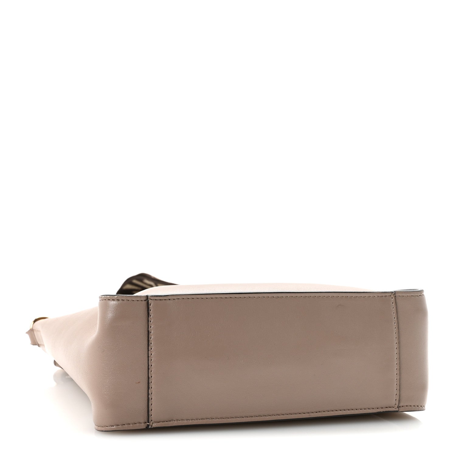 Stella McCartney Eco Alter Nappa Perforated Logo Mini Crossbody Dark Taupe 4 of 9
