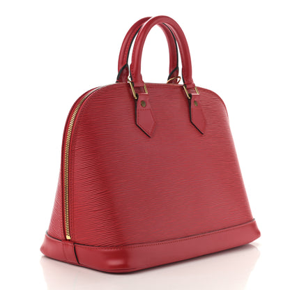 Louis Vuitton Epi Alma PM Castillan Red 3 of 13